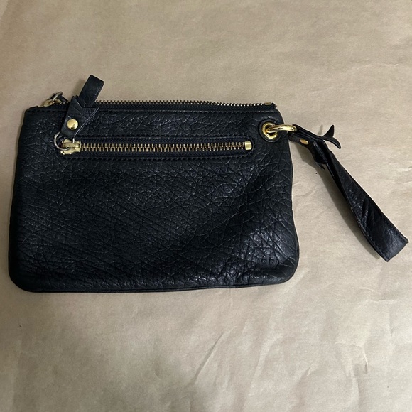 Juicy Couture - Black Leather Wristlet Wallet - GUC - Picture 2 of 7